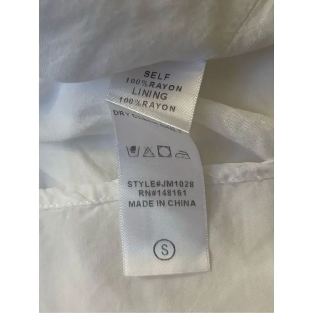 J. Marie Embroidered Mini Dress Size S - Picture 6 of 6